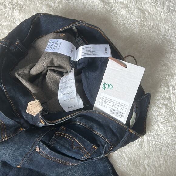 Yerse Dark Wash low rise skinny jeans, NWT size small or T1 - Picture 5 of 9